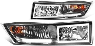 DNA MOTORING FL-ZTL-258-CH Assembly Fog Light Driver & Passenger Side Enhance visibility [Compatible with 07-14 Cadillac Escalade & ESV EXT]