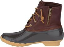 Sperry Top-Sider Women s Saltwater Rain Boot Tan/Dark Brown 10 B(M) US