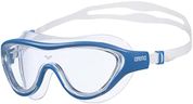 arena Lunettes de Natation Adultes The One Mask , Antibuée, Mixtes, Masque avec Verres Larges, Protection contre les UV, Pont de Nez Auto-ajustable, Bleu (Clear-Blue-White)