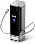 EF ECOFLOW Rapid Pro X Power Bank, 27650mAh 4-Part with 300W Output, Portable Charger with 140W Built-in Cable, for MacBook, iPhone, Laptops, and More