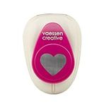 Vaessen Creative Craft Paper Punch Heart Motive Puncher, Multi-Colour, 24.7 x 20.4 mm