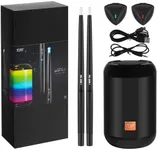 Virtual Air Drum Set, Electric Air Drum Sticks Kit, Drum Sticks & Pedals & Bluetooth Adapter Speaker, electric drum set for kids Beginners (AdultsProfessional Edition)