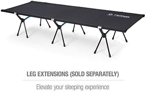 Helinox Cot One Convertible – Versatile Camping Cot, Black