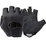 BECNBEAU Workout Gym Gloves Exercise Gloves Weightlifting Training Fitness Grip Cycling Yoga Kayak Rowing Watersports Light Weight Women Men Youth Teenager Ladies,Black,Small