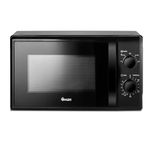 Swan SM4420BLK Manual Microwave with 5 Power Levels, 35 Minute Timer, 700W, 20L, Black