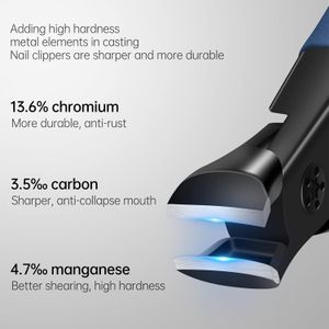 Start Makers Wide Jaw Nail Clippers – Blue Stainless Steel