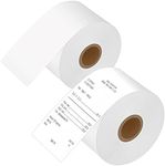 NineLeaf 2 Roll Replacement 30270 2-1/4'' 57mm x 249' 76m White Continuous Receipt Labels ROS Paper Direct Thermal Tape Compatible for Dymo 450 Twin Turbo CoStar Zebra GX430T, NOT FIT 550 & 5XL
