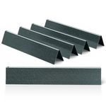 Unicook 7636 15.3 Inch Grill Flavorizer Bars Replacement Parts for Weber Spirit I & II & GS4 300 Series, Thick Porcelain Grill Heat Plate for Spirit E/S 310 320 330 Grill Parts, Burner Covers 5 Pack