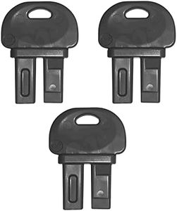 Exterminators Choice - Replacement Bait Box Keys - 3 Pack - Works with Green and Black Exterminators Choice Bait Boxes - Bait Boxes Control Mice and Other Pests