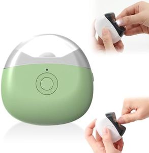 Electric Nail Clippers, 2026 New Electric Automatic Nail Trimmer with Light and Nail Scraps Storag, 360° Silent Auto Fingernail Cutter and Polishing Trimmer Baby Nail Trimmer Electric (Green)