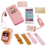 Disney Fairies Princess Style Collection Role Play Set with Toy Smartphone and Watch for Girls