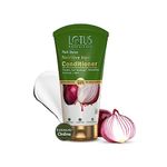 LOTUS BOTANICALS Red Onion Nutritive Hair Conditioner | Smoothens & De-Frizzes Hair | Prevents Breakage | No Preservatives | 150 Gram| For Frizzy Hair