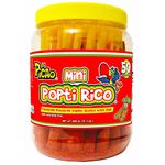 Mini Poptirico Tamarindo Vitrolero 550g. 50 piezas. Poptirico Mini Candy Sticks Tamarind Flavor & Chile 550g. 50Pieces.