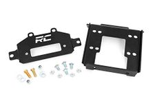 Rough Country UTV Winch Mounting Plate (fits) 2014-2021 Polaris RZR1000 / 1000XP | 93042