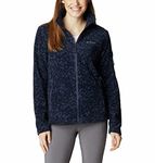 Columbia Womens Fast Trek Printed Jacket, Nocturnal Terrain Print, S
