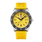 Luminox Rubber Pacific Diver Date Analog Dial Color Yellow Men Watch - Xs.3125, Yellow Band