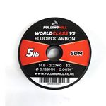 FULLING MILL FLUOROCARBON V2 WORLD CLASS TIPPET - LEADER 50M SPOOL (5lb - 0.189mm - 50m)