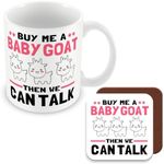 MUGGZ Funny Mug & Coaster for Goat 