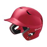 Easton Z5 2.0 Batting Helmet | Baseball Softball | Junior | Matte Red | 2020 | Dual-Density Impact Absorption Foam | High Impact Resistant ABS Shell | Moisture Wicking BioDRI Liner | Removable E