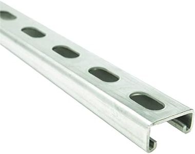 Newhouse Electric 1-5/8 in. 14 Gauge Metal Strut Channel with Slotted Back Electro-Galvanized 2ft. (SC14-2-EG),Silver