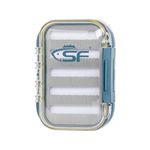 SF Small Waterproof Fly Box Double Sided Floating Fly Fishing Case Storage For Nymph Wet Dry Fly Flies, Slit Foam