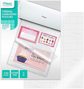 Mead Thermal Laminating Pouches, Lamination Sheets, Letter Size Pouch, 3 Mil, EZ-Align, 150 Pack (39030)