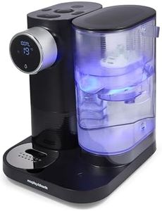 Morphy Richards HydroTouch 1.8L Electric Water Dispenser, LED Touch Panel, Quick Boil, Preset Temperature Options, Custom Water Volume, Drip Try, Safety Lock, 130002