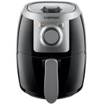 Chefman TurboFry 2-Quart Air Fryer, Personal Compact Healthy Fryer w/ Adjustable Temperature Control, 60 Minute Timer and Dishwasher Safe Basket, Black