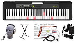 Casio LK-S250 61-Key Premium Lighted Keyboard Pack with Headphones, Stand, Power Supply, 6-Foot USB Cable and eMedia Instructional Software (CAS LKS250 EPA)