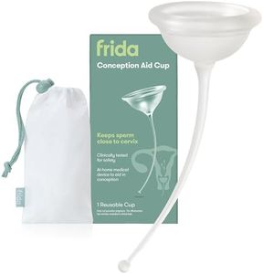 Frida Fertility Conception Aid Cup | Natural Conception Aid Cup for Fertility Support, Aids in Conception for Women, Keep Sperm Close to Cervix, Reusable with Storage Bag, Soft + Flexible Silicone