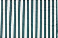 STRIPE Waterproof Canvas Awning Fabric Fabric WATERPROOF OUTDOOR Fabric 60" HUNTER_GREEN/WHITE (5 yards)