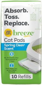 Purina Tidy Cats Cat Pads, Breeze Spring Clean Fragranced Refill Pack - (6) 10 ct. Pouches