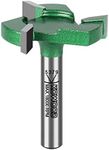 CNC Spoilboard Surfacing Router bit, 1/4'' Shank, 1-1/4'' Cut Dia, 1/4'' Cut Length, 3 Wings, Professional Woodworking Tools by KOWOOD PRO