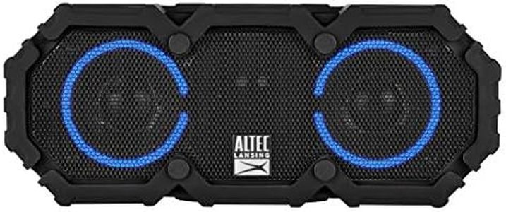 Altec Lansing LifeJacket 3 - Waterproof Bluetooth Speaker, Wireless & Portable Speaker for Travel & Outdoor Use, 30 Hour Playtime & 50 Foot Range, Black