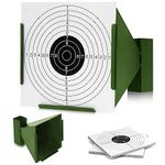 Greenmall 17 * 17cm Airsoft Targets, Air Rifle Pellet Trap Target, BB Trap Target, Airsoft Pellet Trap Catcher, Wall Mounted Target for Shooting Practice and Air Soft Gun Training (17 * 17cm- Green)