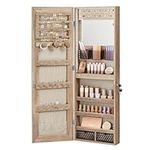 SONGMICS Jewelry Cabinet Armoire Or