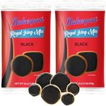 Bakerpan Black Royal Icing Mix for Decorating Cookies and Cakes - 16 Ounces - 2 Pack (Made in USA)