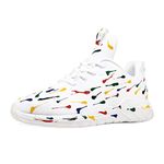 soulsfeng Running Shoes for Men Size 8 Fashion Breathable Lightweight Spray White Walking Tennis Sneakers