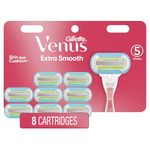 Venus Extra Smooth Women's Razor Blade Refills, 8 Count