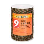 EXTEDRG 550 Paracord 100m 9-Strand 4mm Tent Tarp Outdoor Survival Hiking Camping Cord (Jungle)