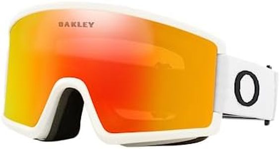 Oakley Ridge Line L Men's Snowmobile Goggles - Matte White/Fire Iridium/One Size