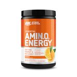 Optimum Nutrition Amino Energy Pre Workout Powder, Energy Drink with Amino Acids, BCAA and L-Glutamine, Food Supplement with Vitamin C and Caffeine, Orange Cooler Flavour, 30 Servings, 270 g