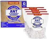 Fresh Cab Ants & Cockroaches Deterrent - Indoor Botanical Pest Control - Safe for Kids & Pets When Used as Directed - Made with Peppermint Essential Oil - 4-Pack