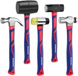 WORKPRO 5-Piece Hammer Set, Forged 