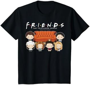 Kids Friends Chibi Couch Crew T-Shirt