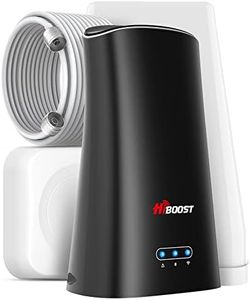 HiBoost Cell Phone Booster for Home, Up to 2,000 sq ft, All US Carriers - Verizon, AT&T, T-Mobile, Sprint & More, Cell Signal Booster Boosts 5G/4G LTE, FCC Approved