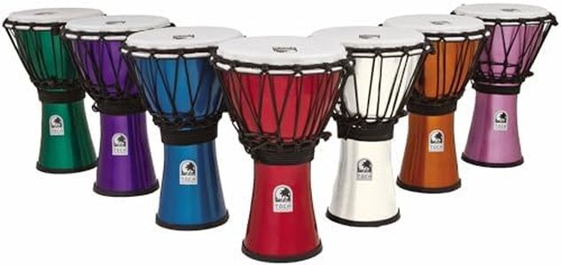 Toca Color Sound Djembe Drums - Set of 7 Drums