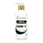 The Skin Story Sulphate Free Conditioner for Coloured & Treated Hair | Repair Split Ends & Damaged Hair | Keratin Conditioner for Women and Men | For Frizzy, Dry, Shiny Hair | Enriched with Argan Oil | Vitamin E | 250g