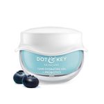 DOT & KEY 72Hr Hydrating Gel+Probiotics Moisturizer For Face With Hyaluronic Acid, Kombucha & Rice Water | Lightweight Gel Moisturizer | For Dull, Tired & Uneven Skin Tone I For All Skin Types | 25Ml