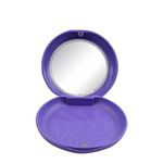 Dentosmile Aligner Case with Mirror - Compatible with Invisalign, Smile Direct, and Other Aligners, Retainers, and Mouth Guards in Violet Color (1)